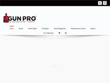 Tablet Screenshot of gunpro.us