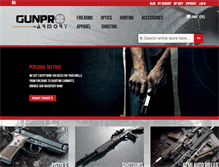 Tablet Screenshot of gunpro.com